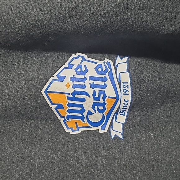 White Castle Fast Food Slider Graphic Dark Gray Pullover Employee Mens Size 3XL - Picture 11 of 17